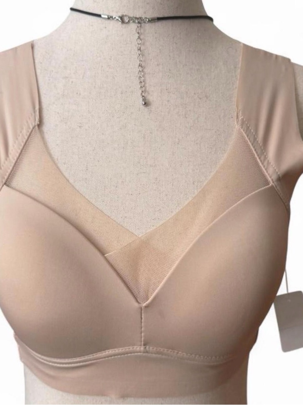 NWOT Seamless Nude Wireless Comfort Bralette XL